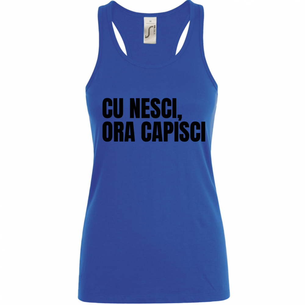 Canotta Donna CU NESCI,  ORA CAPISCI