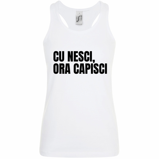 Canotta Donna CU NESCI,  ORA CAPISCI