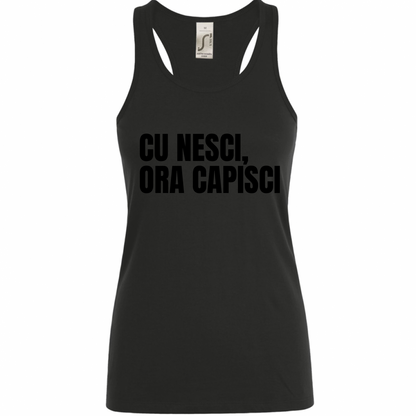 Canotta Donna CU NESCI,  ORA CAPISCI