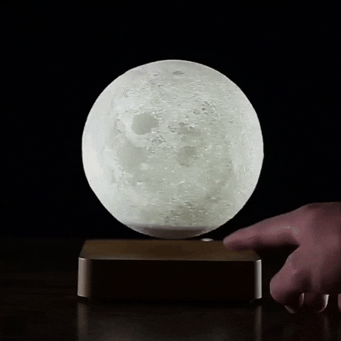 Levitating Moon Night Light