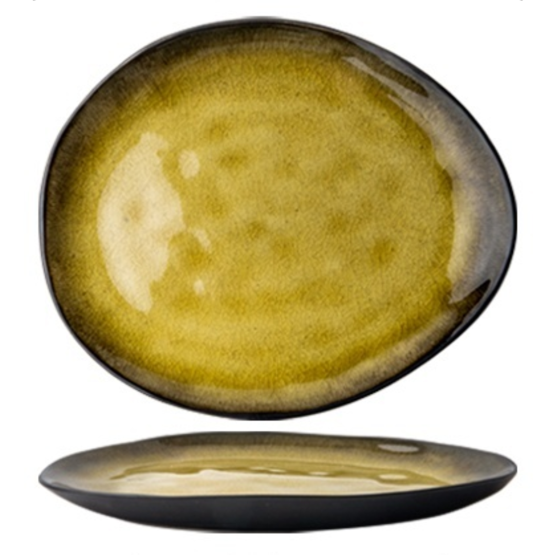 StoneLuxe – Retro Design Porcelain Dinner Plate