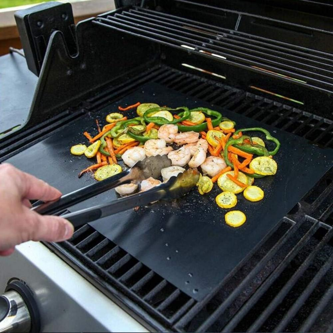 Non-Stick BBQ Grill Mat Set – Reusable, Safe & Versatile