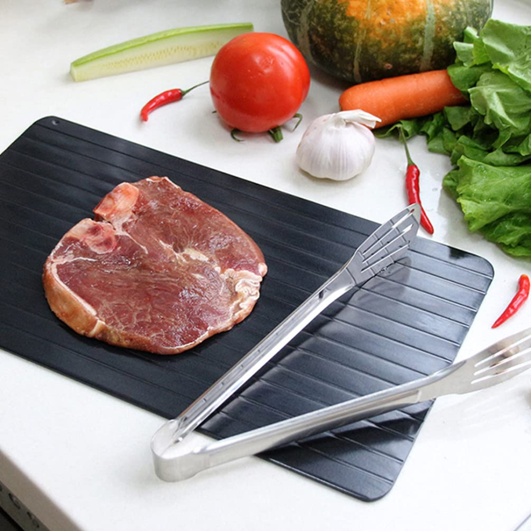 QuickThaw Pro – Rapid Defrosting Tray in Aluminum Alloy