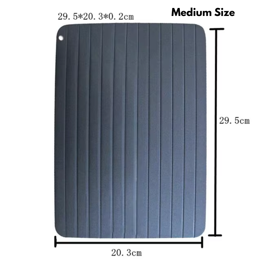 QuickThaw Pro – Rapid Defrosting Tray in Aluminum Alloy