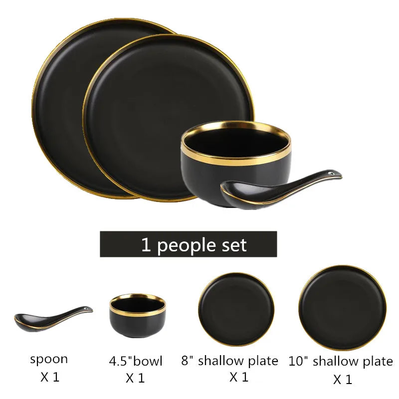 OroVivo Ceramic Dinner Set