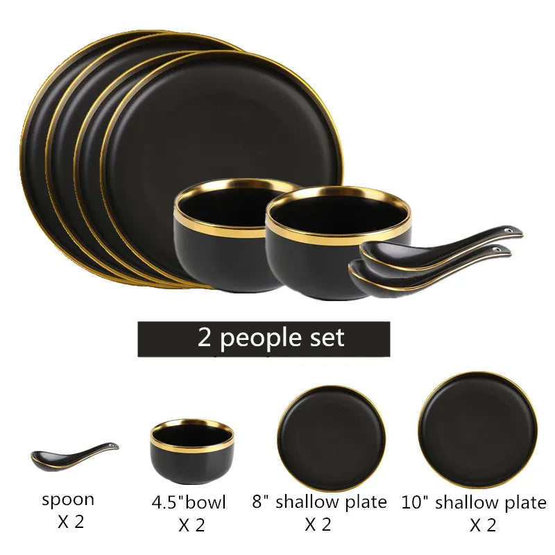 OroVivo Ceramic Dinner Set