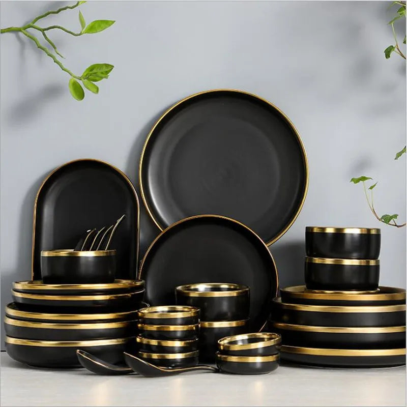 OroVivo Ceramic Dinner Set