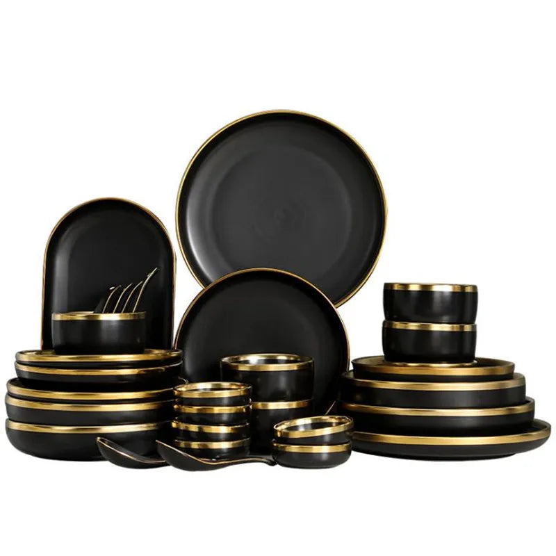 OroVivo Ceramic Dinner Set