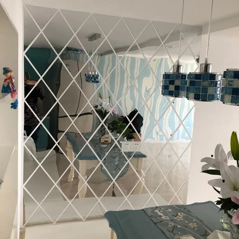 Diamond Illusion – 3D Acrylic Mirror Stickers