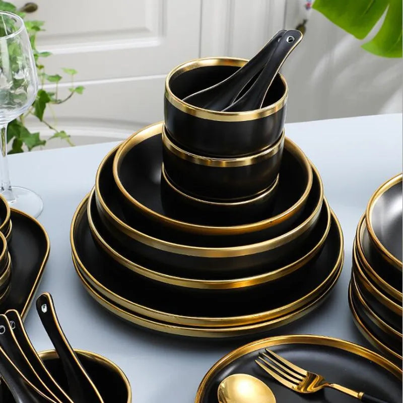 OroVivo Ceramic Dinner Set