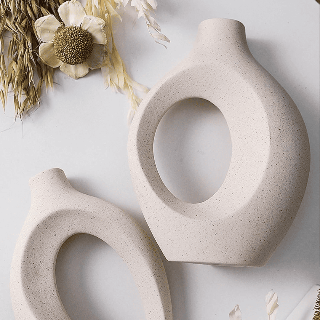 SnuggleVase™ – Nordic Interlocking Flower Vase Set