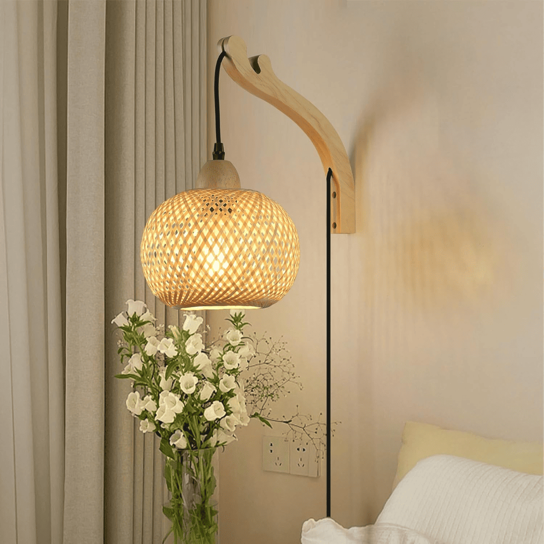 BambooLumi Lantern Wall Lamp