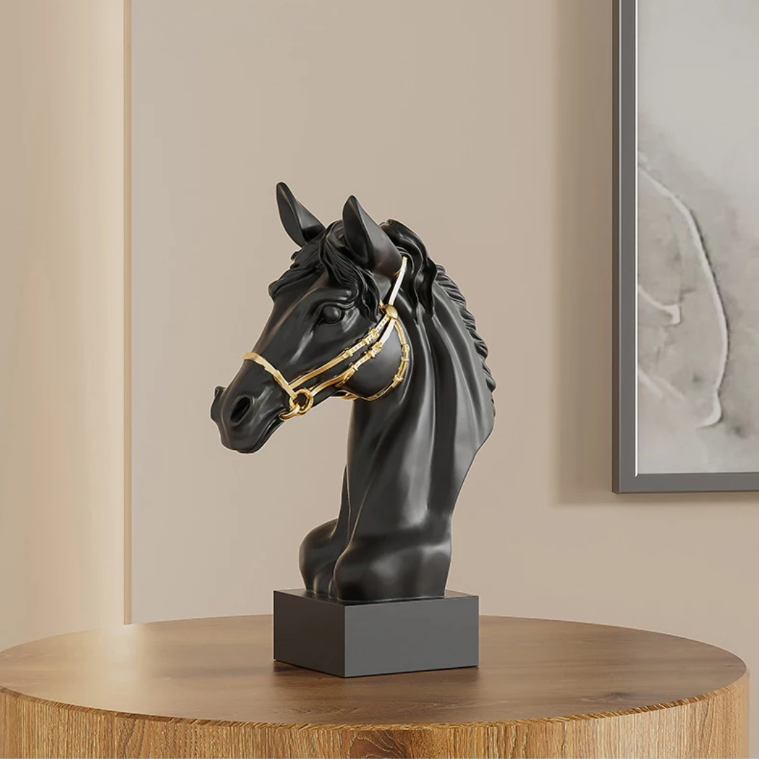 Testa di Cavallo – Premium Resin Sculpture (30 cm)