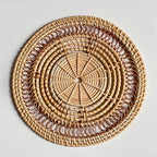 BohoNest™ – Handmade Rattan Woven Placemats