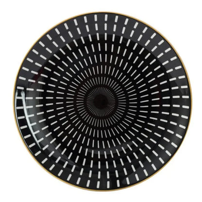 West Meal Plate – Geometric Porcelain Dining Dish