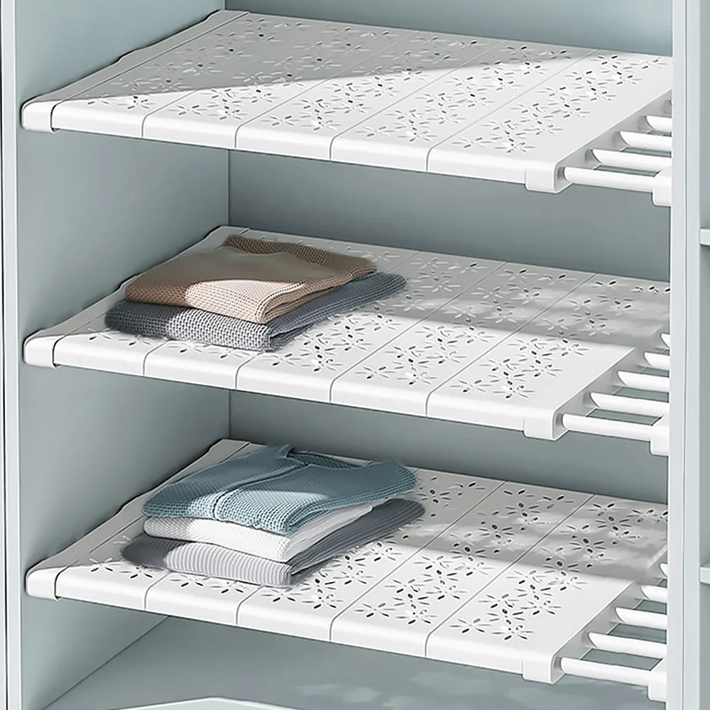 SpaceMax Organizer Adjustable Closet Organizer Space Saving