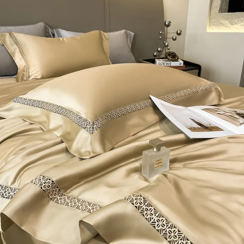 Oro Puro Bedding Set Eucalyptus Lyocell