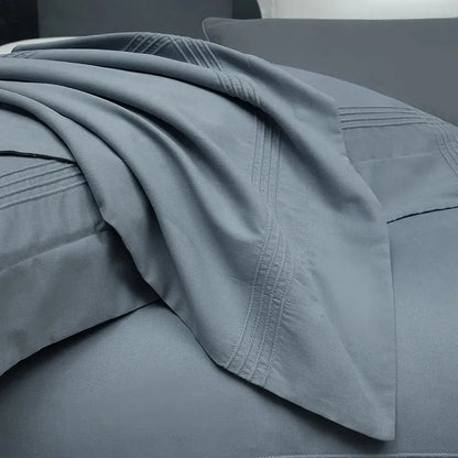 Blue Verona Bedding Set Cotton for All Seasons