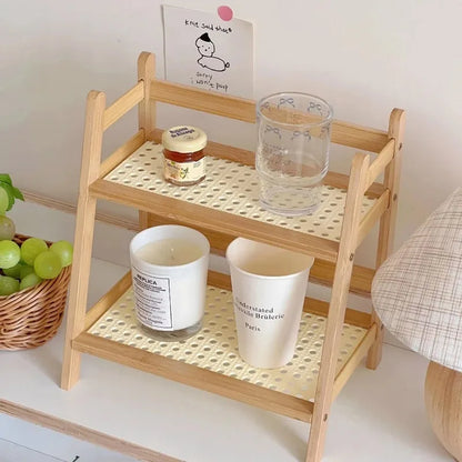 Rustico Duo – Wood Counter Organizer