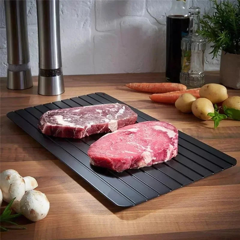 QuickThaw Pro – Rapid Defrosting Tray in Aluminum Alloy