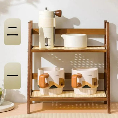 Rustico Duo – Wood Counter Organizer