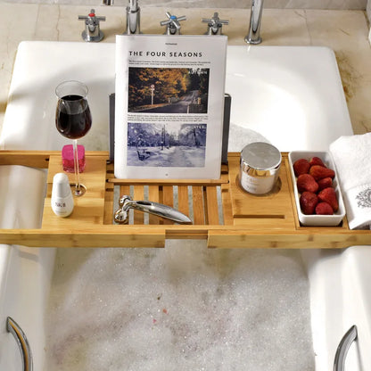 Elegance Bamboo Bath Tray 🇪🇺