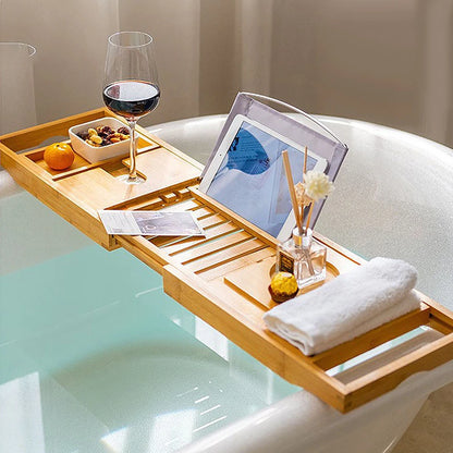Elegance Bamboo Bath Tray 🇪🇺