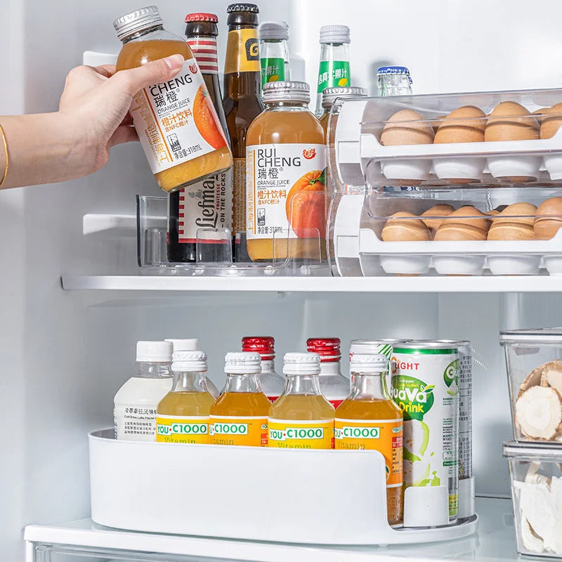 360° Rotating Lazy Susan Organizer – Clear Acrylic Turntable Storage Tray for Kitchen & Home