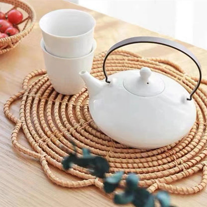 BohoNest™ – Handmade Rattan Woven Placemats