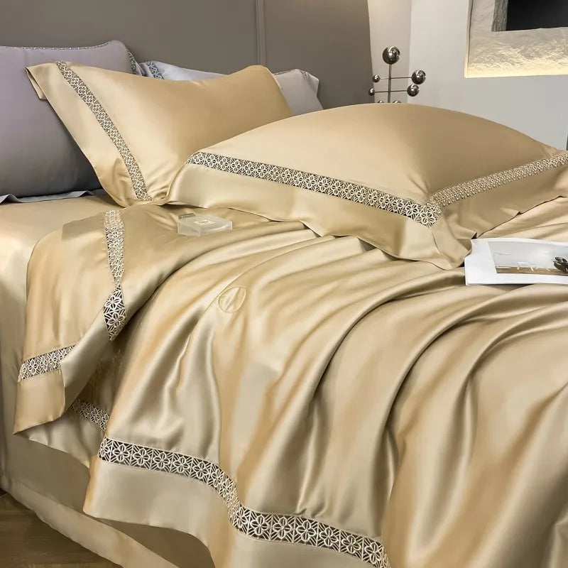 Oro Puro Bedding Set Eucalyptus Lyocell