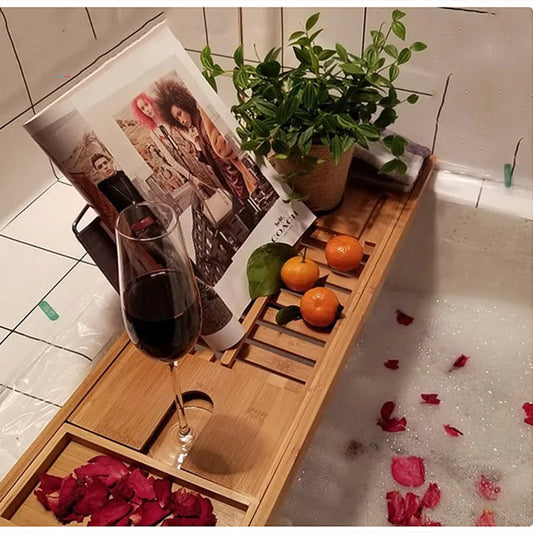 Elegance Bamboo Bath Tray 🇪🇺