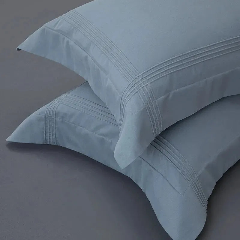 Blue Verona Bedding Set Cotton for All Seasons
