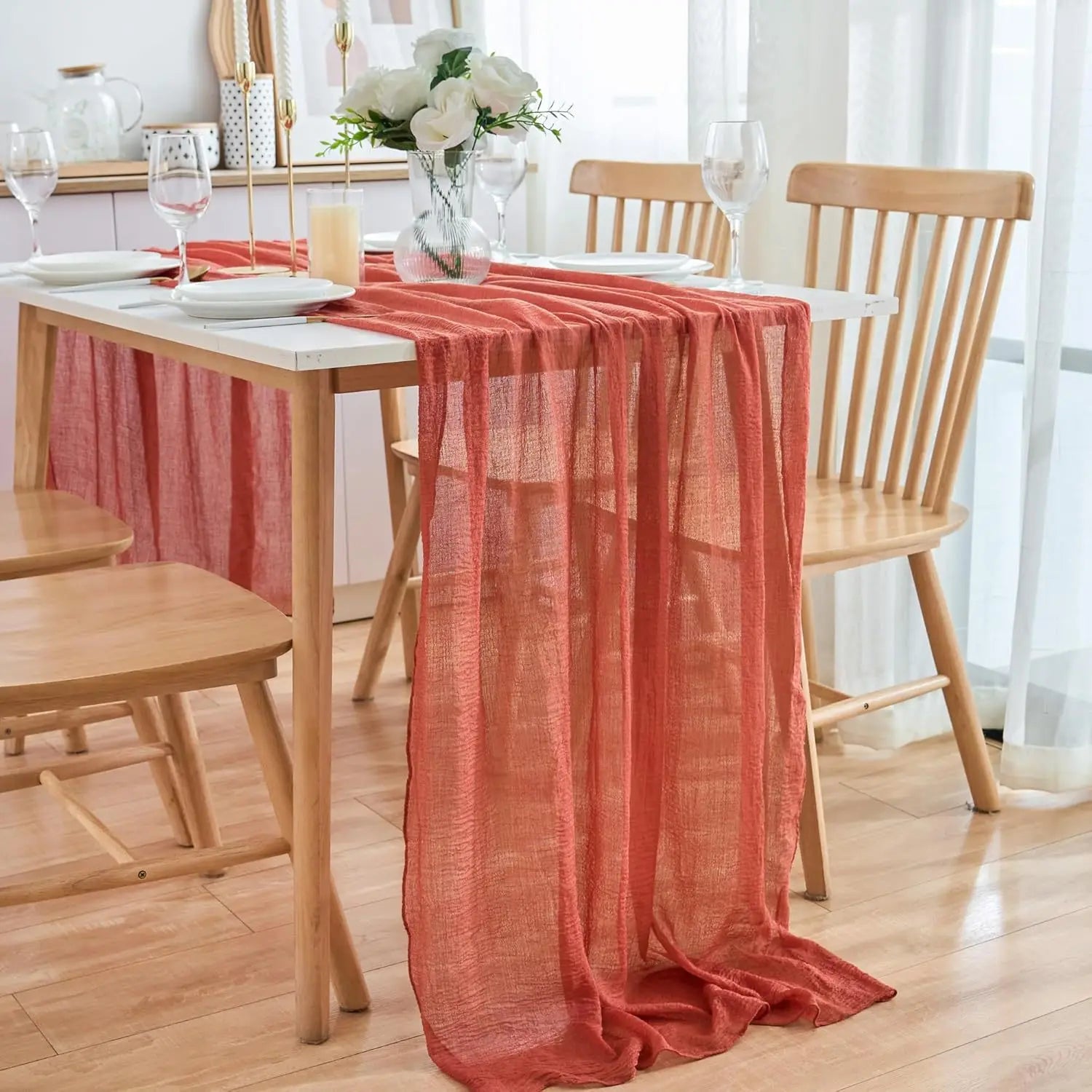 SageWeave™ – Bohemian Bubble Yarn Table Runner