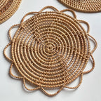 BohoNest™ – Handmade Rattan Woven Placemats