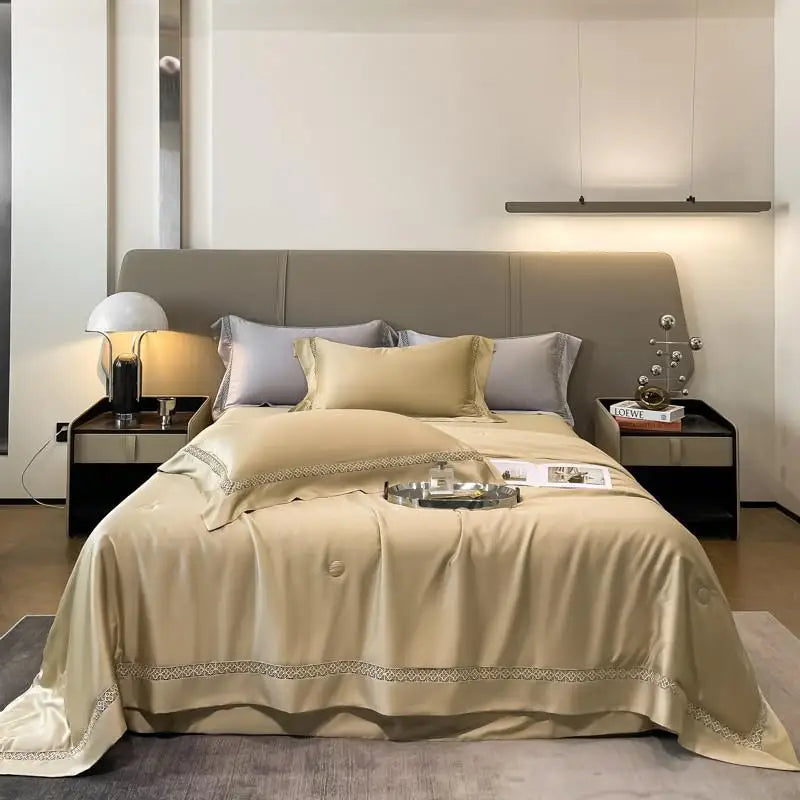 Oro Puro Bedding Set Eucalyptus Lyocell