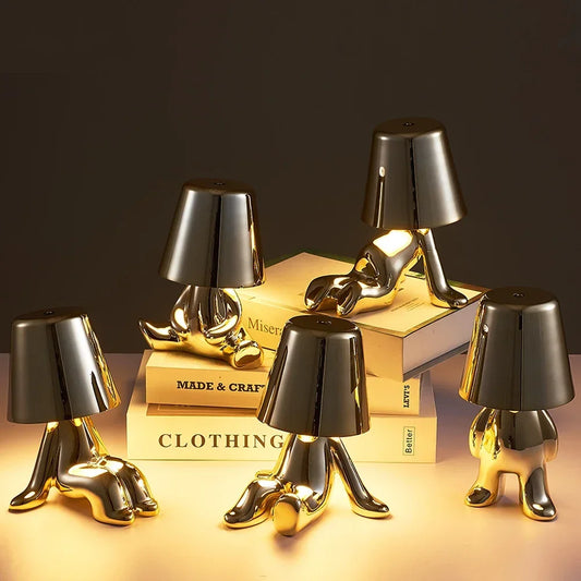 Little Golden Man™ – Rechargeable Nordic LED Table Lamp