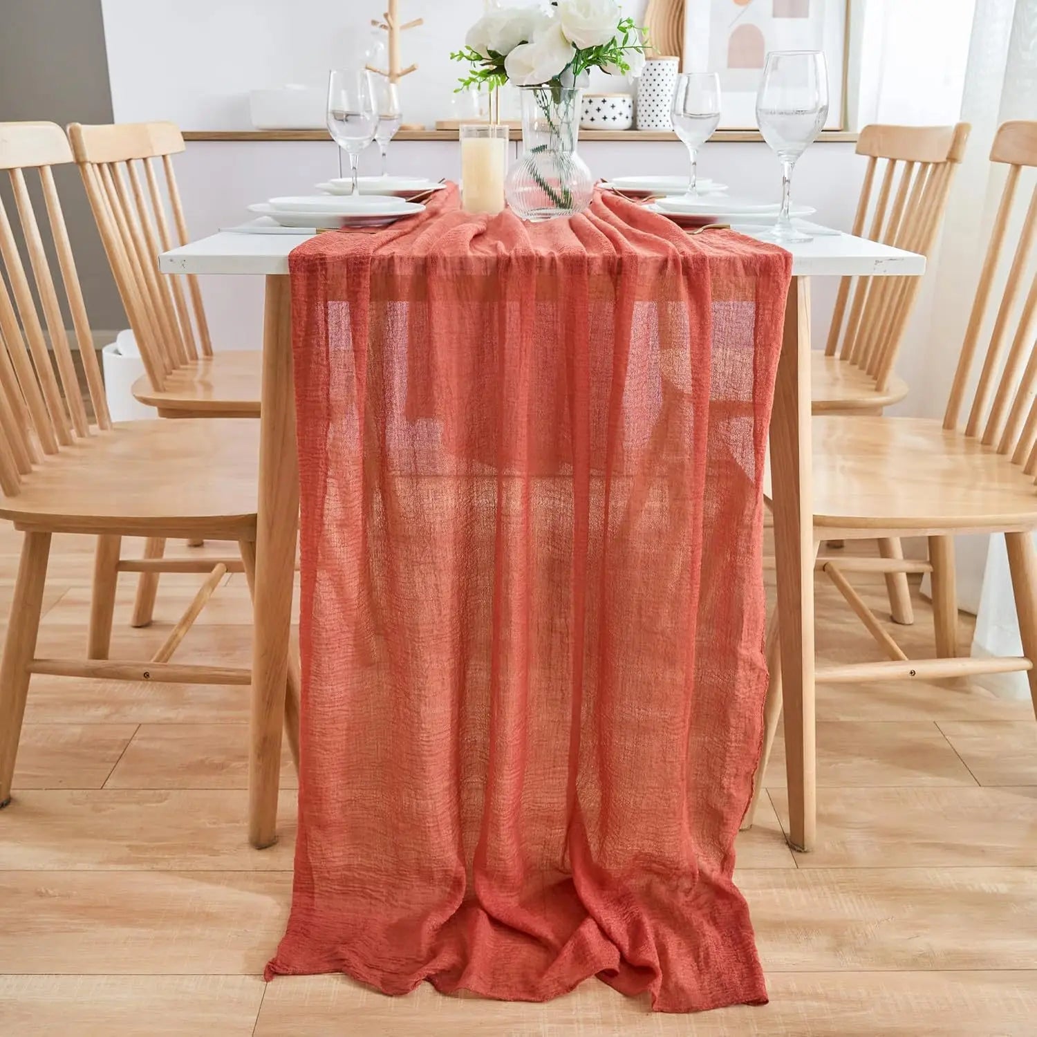 SageWeave™ – Bohemian Bubble Yarn Table Runner