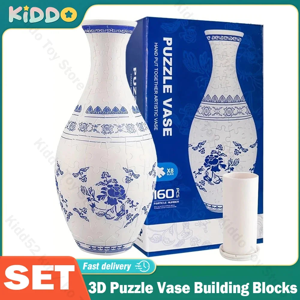 PuzzleBloom Design 3D Vase