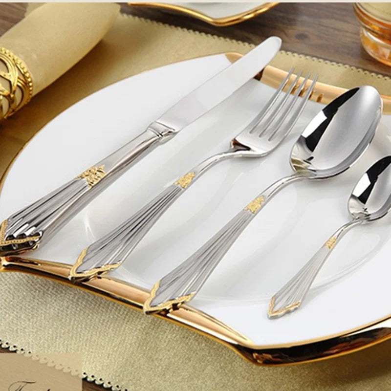 Gildé Partial Gold Cutlery Set