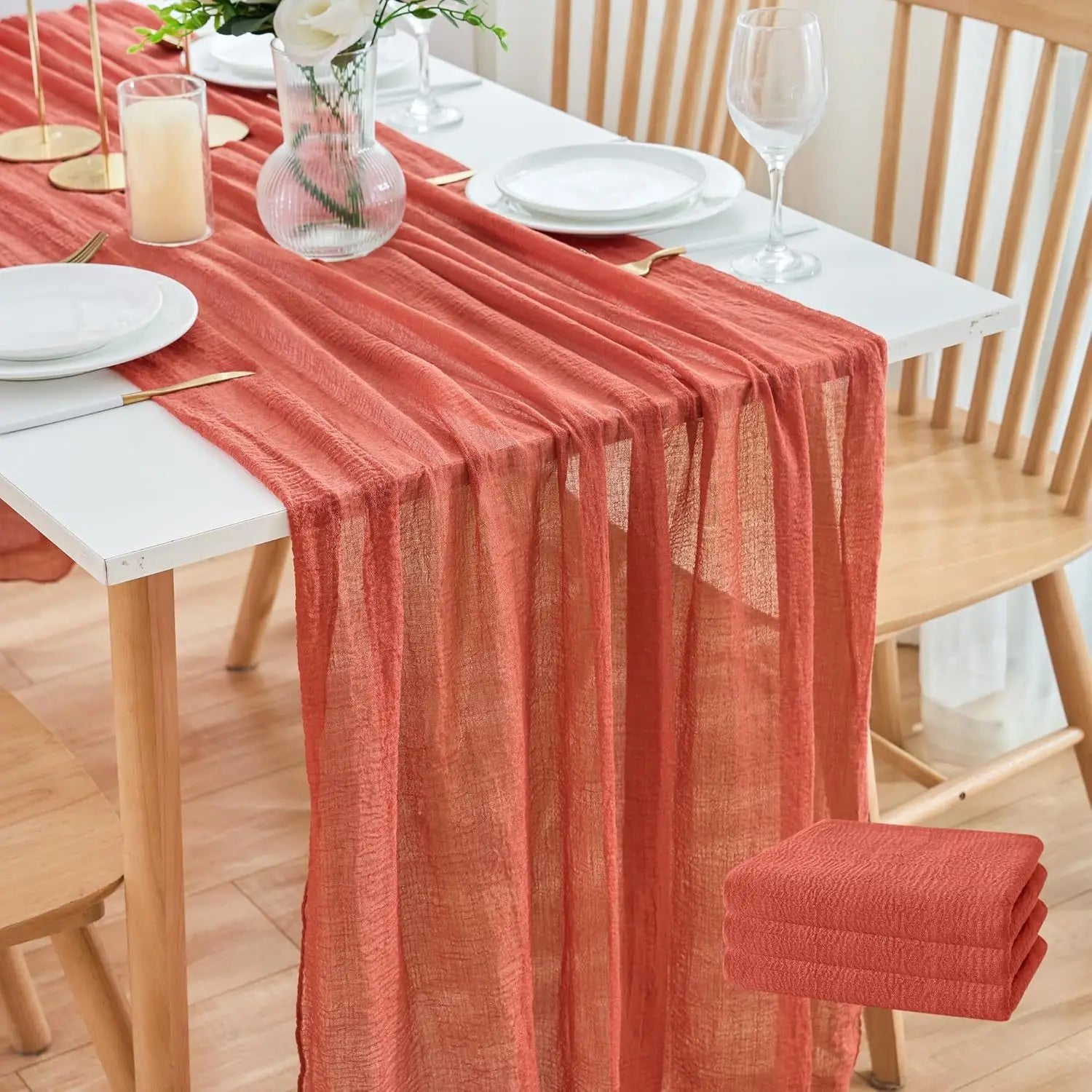 SageWeave™ – Bohemian Bubble Yarn Table Runner