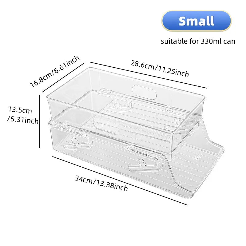 ChillRoll – Rolling Beverage Can Organizer for Fridge & Pantry