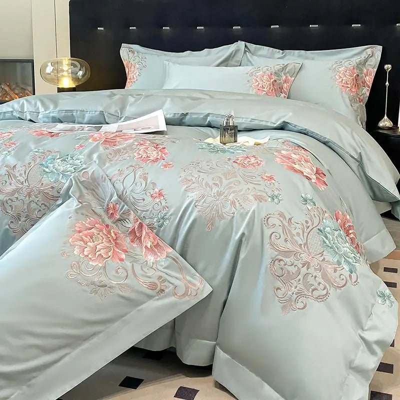 Elisa  Bedding Set 100% Cotton Chic Embroidery - New 2025