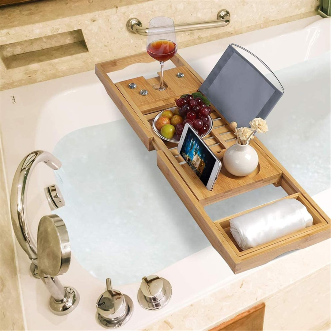 Elegance Bamboo Bath Tray 🇪🇺
