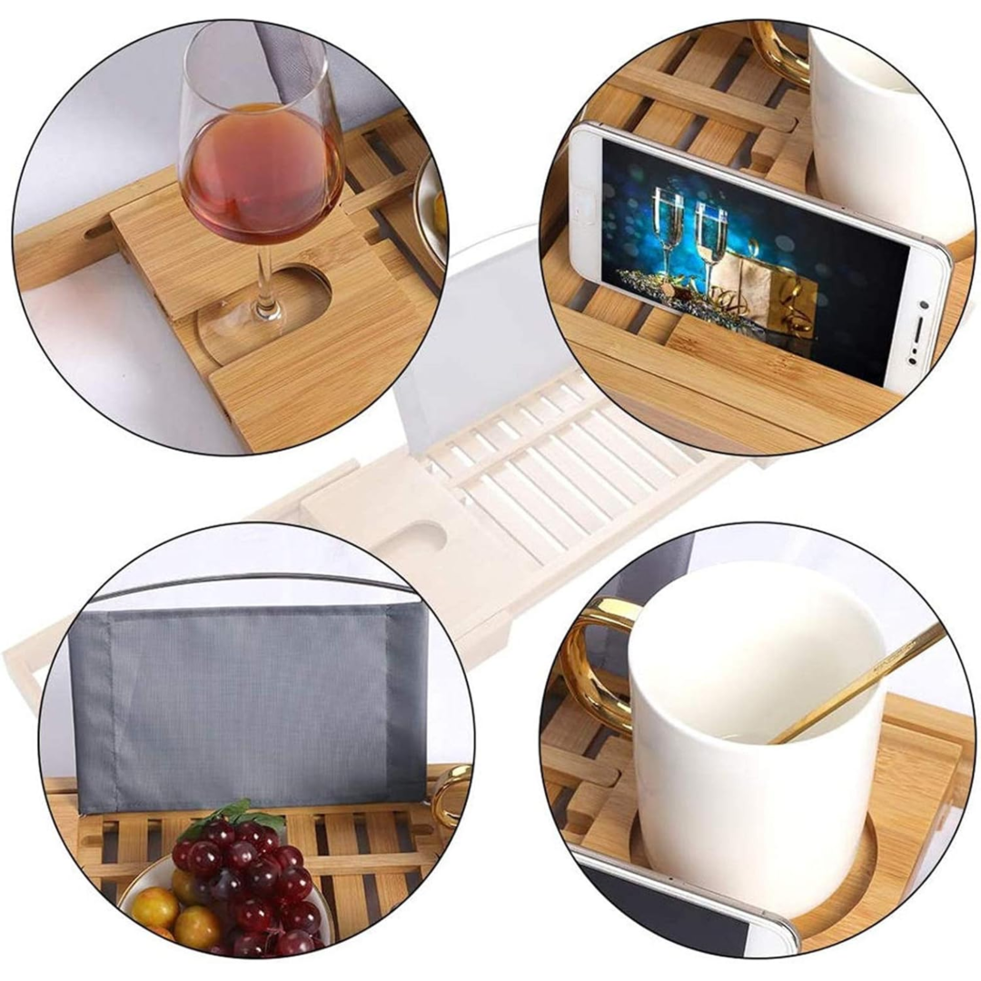 Elegance Bamboo Bath Tray 🇪🇺