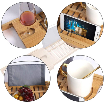 Elegance Bamboo Bath Tray 🇪🇺
