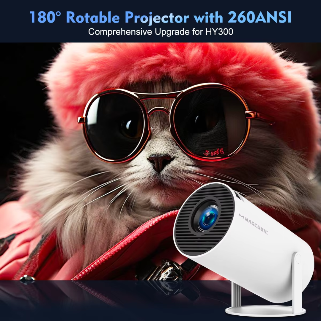New 2025 Magcubic+ 4K Smart Projector