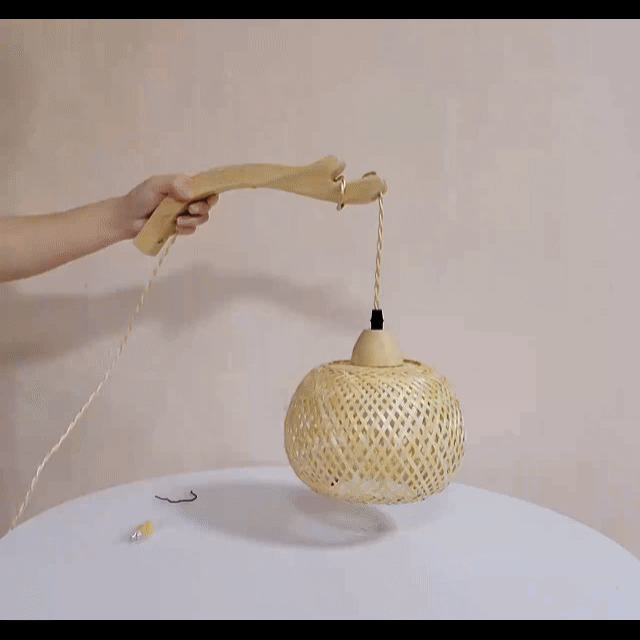 BambooLumi Lantern Wall Lamp