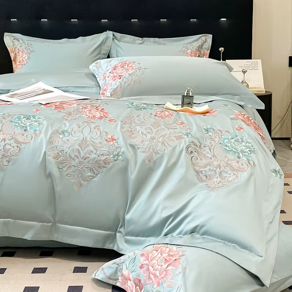 Elisa  Bedding Set 100% Cotton Chic Embroidery - New 2025