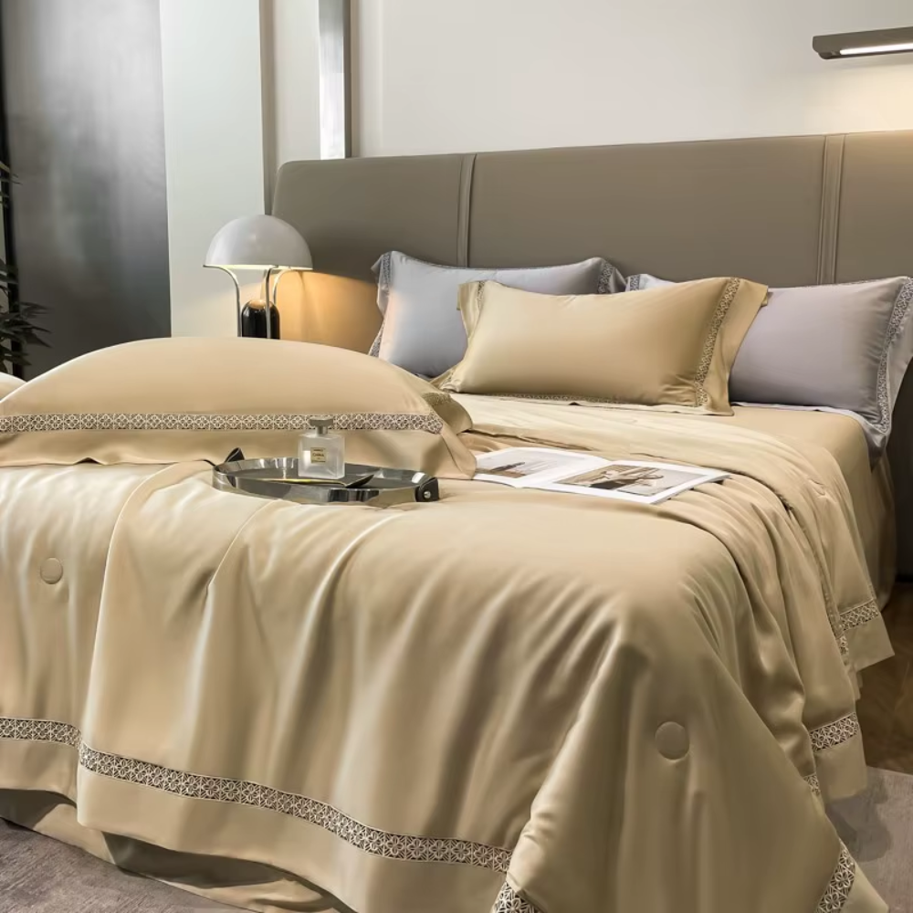 Oro Puro Bedding Set Eucalyptus Lyocell