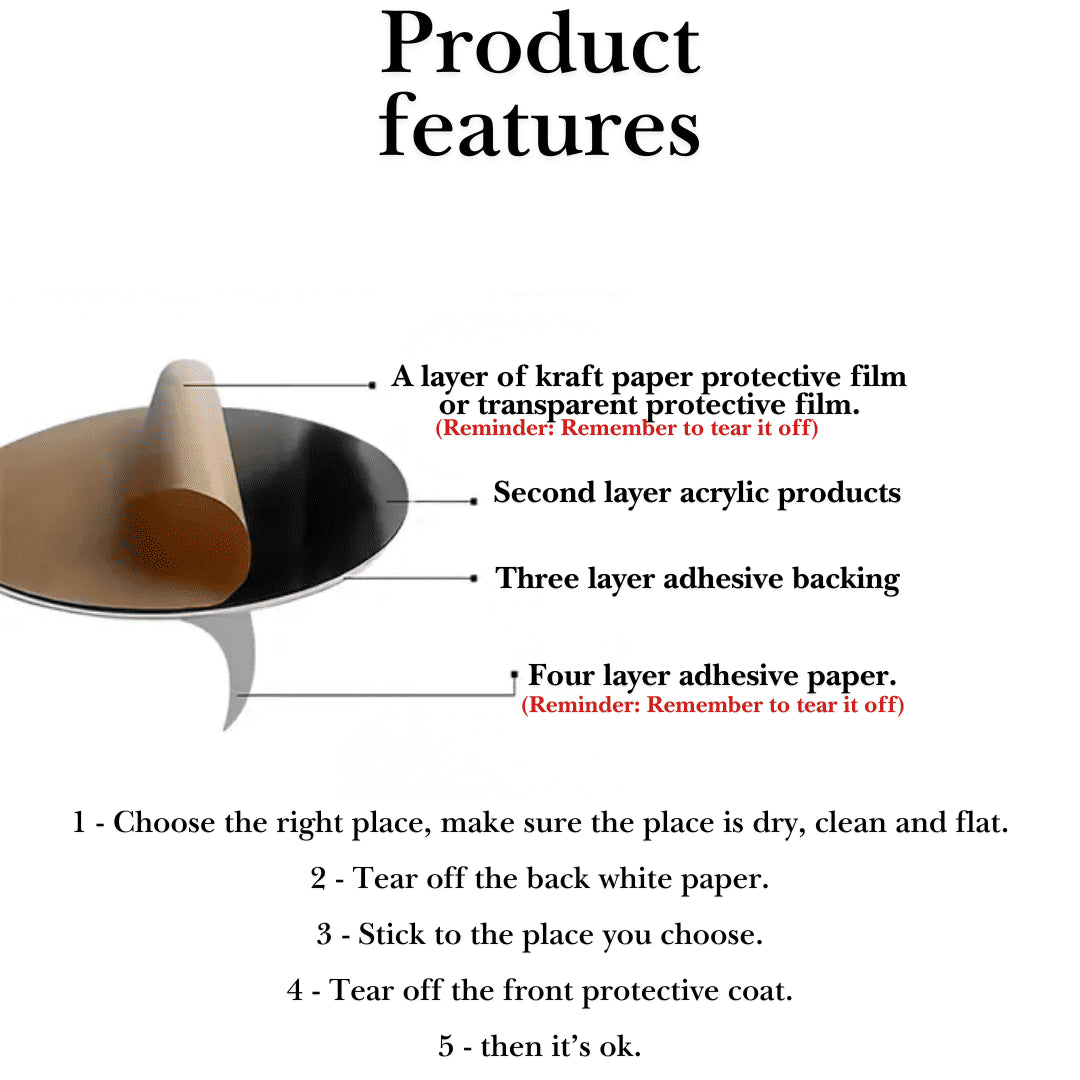 World Map Wall – 3D Acrylic World Map Wall Sticker